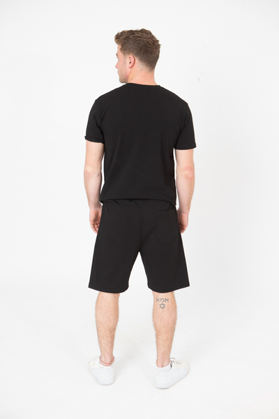 BLACK UNTWIN SETS TM EMBROIDED SHORT SETS