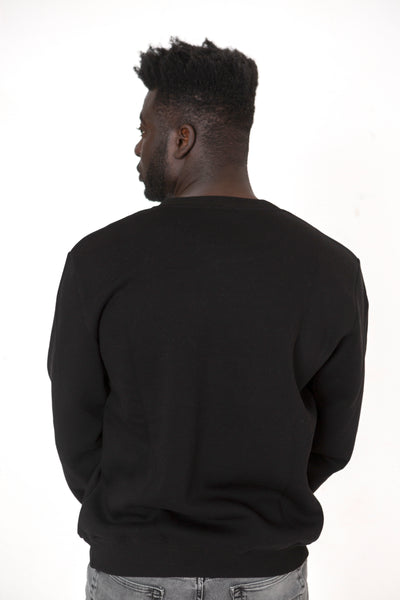 TIM SIGNITURE CREWNECK JUMPER - BLACK