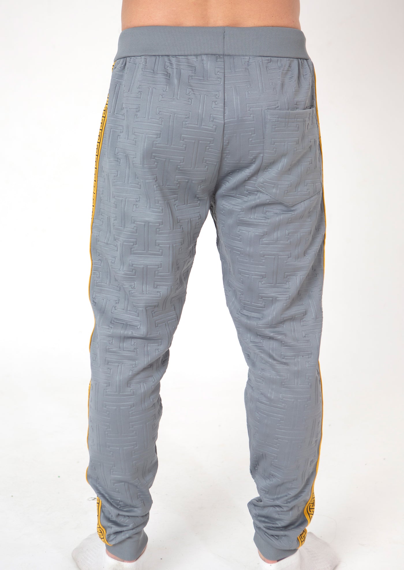 HRM FITTED COLLARED TRACKSUIT GREY